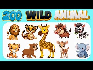 Master 200 Wild Animals Vocabulary In English With Pictures Just In 10 Minutes .