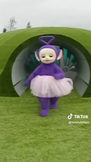 Tinky Winky Dances in a Pink Tutu