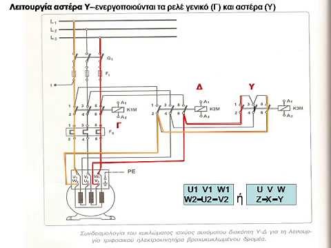 ΗΛΕΚΤΡΙΚΟ ΣΧΕΔΙΟ ΑΣΤΕΡΑ/ΤΡΙΓΩΝΟ(Α/Υ)