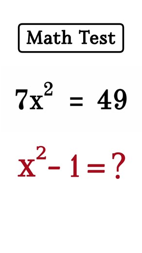 Comment your answer 👍 Share with your friends 🚀 Follow for daily updates 🎁 #math #mathskills #mathtricks #mathchallenge #mathquiz #mathtest #mathteacher #mathematics #fyp #foryou #foryoupage