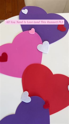 Handmade Valentine’s Table Runner: A Crafting Delight