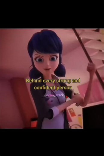 Behind every confident person.. | #shortsfeed #miraculous #miraculousladybug #shortsfypシ #shorts