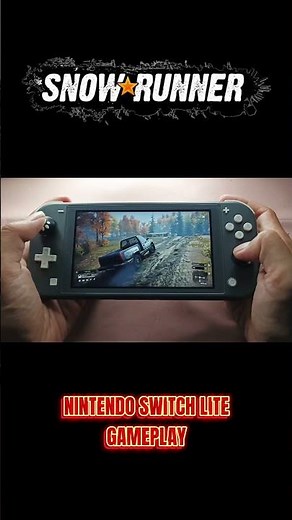 Snow Runner Gameplay Nintendo Switch Lite #switch #games #gaming