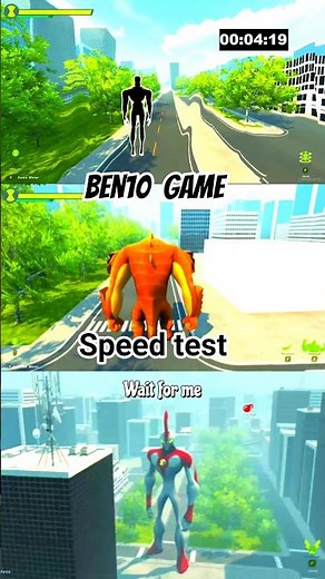 #speedtest I Alien X vs Humungousaur vs Way big I Ben10 Galvan Game #ben10 #ben10classic #gaming