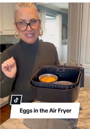 Eggs in the air fryer—so easy, so delicious! High-protein, low effort, and ready in under 15 minutes. Save this recipe for your next quick & healthy breakfast! #AirFryerRecipes #airfryereggs #egg #eggrecipe #airfryer #highproteinbreakfast #weightlosstransformation