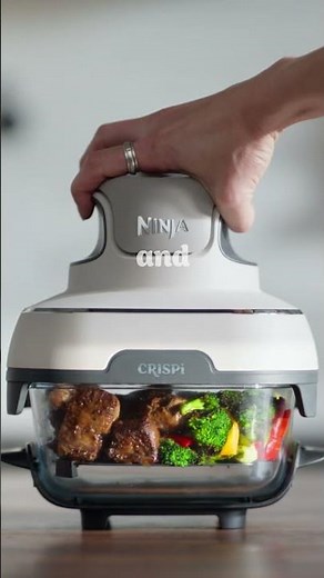 Introducing the Ninja CRISPi 4-in-1 Portable Glass Air Fryer #ninja #airfryer #cooking