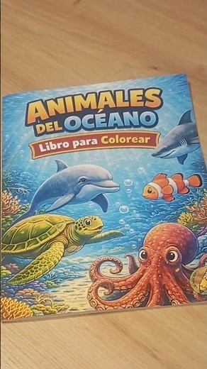 🌊 Libro para colorear Animales del Océano🌊
