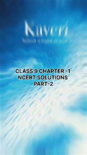Class 9 Kaveri Ncert Solutions chapter -1 Part-2