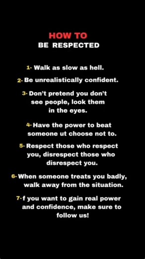 How To Be Respected Everywhere You Go 😎 | Psychology & Self-Improvement #Shorts