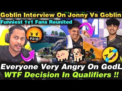 Caster On GodL Big Mistake WTF 😡Very Angry 😡Goblin Interview On Jonathan Vs Goblin Epic Choke 1v1 🤣