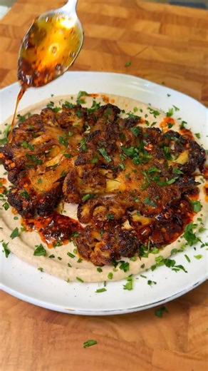 How to make roasted cauliflower steaks with crispy, golden edges