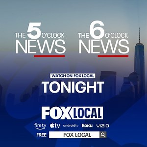 Tonight due to sports The 5 O’Clock and The 6 O’Clock news will not be seen on regular TV. But you can still stream these newscasts for FREE on the Fox Local app. Just search Fox Local on your preferred streaming platform on your smart TV. bit.ly/3XqKWQr | FOX 5 NY