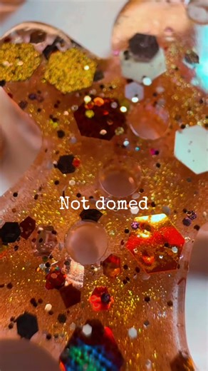 Domed vs not domed — same piece, totally different finish ✨ #DomedResin #ResinTips #ResinTutorial #ResinFinish #DomedVsNotDomed