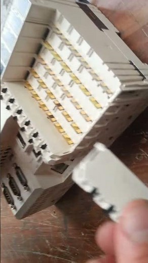 Insert module to plc