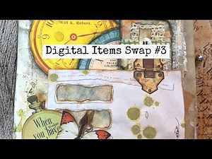 Challenged By My Own Freebie/5 Items Digital Swap Using My Own Freebie