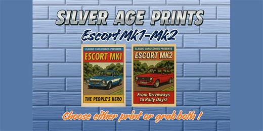 ESCORT Mk1 & Mk2 Classic Car Comic Book Art Poster | A4/A5 Wall Art Prints | Gift for Him | Retro Prints | Vintage | Classic Car Prints - Etsy Canada
