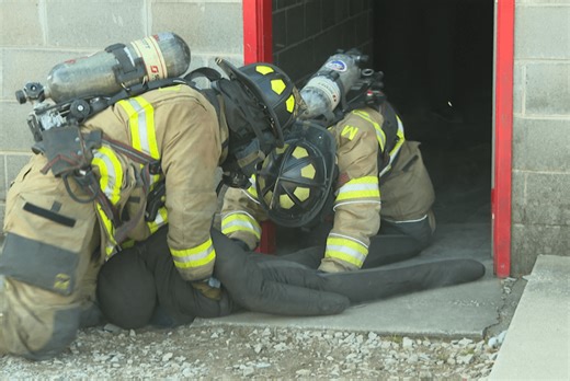 Muscle Shoals Fire & Rescue, Alabama Fire College hold hands-on fire recruit training