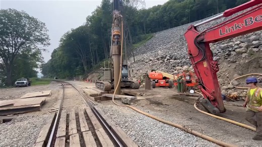 Equipment Corporation of America – ECA highlights JN Giammarino’s use of the RTG RG 19T, drilling 24-inch diameter holes 90 feet deep. This powerhouse rig delivers long effective length, high engine power, and low transport weight—making it ideal for drilling, driving, pressing, and soil mixing with ease. #PileBuck #EandCmedia #deepfoundations #drilling #piledriving #equipment | Pile Buck Magazine