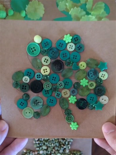 Clover Collage Craft for St. Patrick's Day
