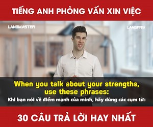 Tiếng Anh phỏng vấn xin việc: 30 câu hay nhất Học ngay cho nóng để còn đi phỏng vấn nào cả nhà ơi 🔥🔥🔥 - Tell Me About Yourself! Hãy giới thiệu đôi chút về bản thân bạn! - First, you should show you thankfulness then introduce yourself by saying: Trước tiên, bạn nên thể hiện sự biết ơn, sau đó giới thiệu bản thân bằng cách nói: - Thank you for meeting with me today. Cảm ơn bạn đã gặp tôi ngày hôm nay. - My name is Lucas. I'm 26 years old. Tên tôi là Lucas. Tôi 26 tuổi. - I graduated from UFM w