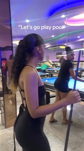 @myobentt on Instagram: "Trying to play pool for the first time 😩👀"