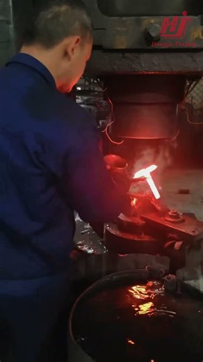 Roll Forging Machine finished commissioning and well integrated with a small forging production line