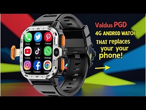VALDUS PGD SMARTWATCH REVIEW — THE BEST 4G ANDROID WATCH WITH DUAL CAMERA & GPS 2025