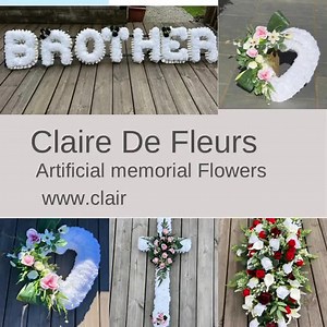 Red and Gold Funeral Tribute - Etsy