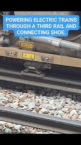 The third rail and connecting shoe provides electricity to power trains in South East England. | Schony747 Youtube & DVD