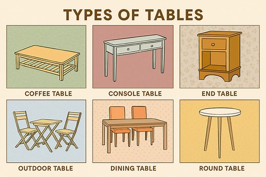 14 Types of Tables