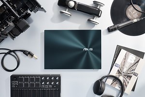 The ZenBook Pro Duo 15 OLED's dual screens let you take your studio anywhere - Edge Up