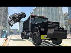 Crazy Police Chases #117 - BeamNG Drive Crashes | CrashBoomPunk