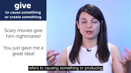 GIVE-基本动词-学习英语语法GIVE - Basic Verbs - Learn English Grammar