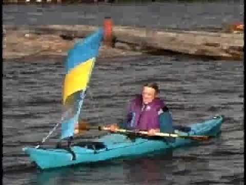 Pacific Action Kayak Sails - Action Demonstration