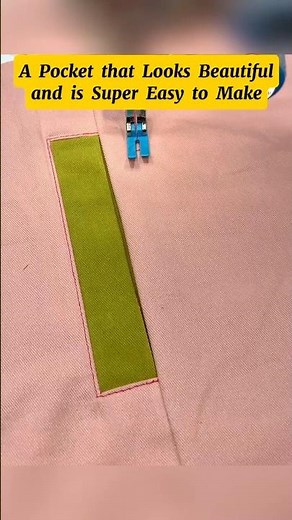 The Easiest way to Make Side Pockets