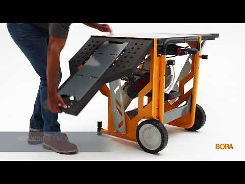 Bora® Portamate PM-8000 Portacube STR™ Miter Saw Work Station Features