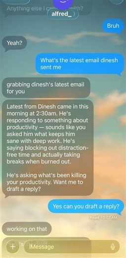 How to Draft an Email Reply with alfred_