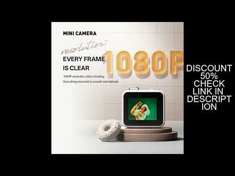 2025 New Thumb Pocket CCD Digital Camera HD Retro Mini Camera Portable Keychain Camera Outdoor Trave