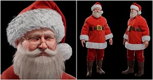 Creating a Photorealistic Santa Claus Model With Substance 3D & UE5