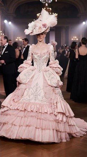 Modern Marie Antoinette 🎀 The Most Breathtaking Rococo Gown on the Runway