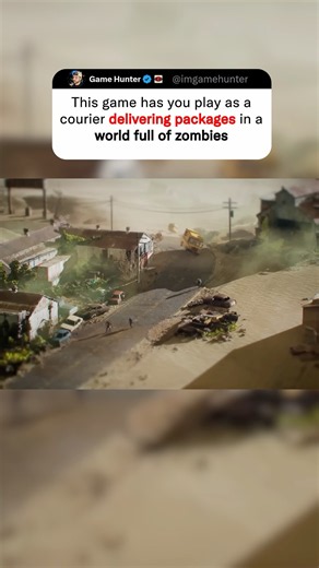 This game has you play as a courier delivering packages in a world full of zombies