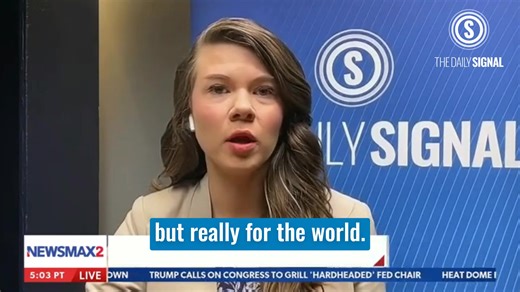 Strength and Force Are the Only Languages Iran Understands The Daily Signal’s Virginia Allen joins Newsmax’s Deneen Borelli on President Trump’s approach to the Iran-Israel conflict and explained how the attacks over the weekend were necessary to put pressure on Iran. “This is the kind of pressure and force that you have to use when you're dealing with a nation like Iran that is really so fanatical and so hell-bent on developing a nuclear weapon. You have to lead with such clear and direct force