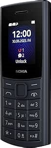 Nokia 110 4G | Dual SIM | GSM Unlocked Mobile Phone | Volte | Blue | International Version | Not AT&T/Cricket/Verizon Compatible