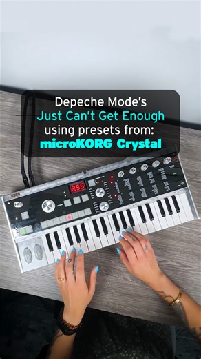 We ❤️ the 80s... & here's a big reason why: EPIC SYNTH LEADS! Sound up to learn how to recreate the Synth Lead from Depeche Mode's "Just Can't Get Enough" on microKORG Crystal ⁠ Grab the settings below and follow along on your own microKORG! 👉 Synth Riff: RETRO: B65 👉 Bass: TRANCE: A12 (without arpeggiator & more release)⁠ 👉 Arpeggio: HIPHOP/VINTAGE: A55 👉 Synth Solo: TRANCE: B18 Follow for more 80's synth lead breakdowns from your favorite songs! #microKORGCrystal #microKORG #synth #synthes