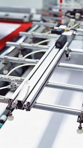 Working in solar panel factory. Modern factory of production of solar panels Vertical