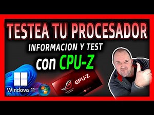 CPU-Z ⭐ How to Use or Test your PROCESSOR - Very easy 2025