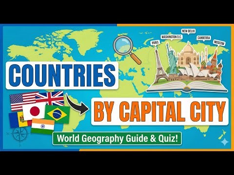 Global Tour: All 195 Countries by Capital City - Data By Countries