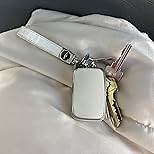 QBUC for Toyota Key Fob Cover with Keychain, Car Key Case Protection for Toyota Fit for Camry Avalon Corolla Highlander Prius RAV4 Venza, Key Fob Protector Accessories (Gold-Blue)