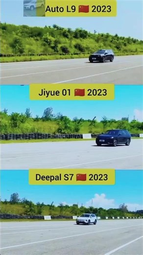 😱#Automatic Emergency Braking (AEB) Test.😲​Aito vs Jiyue vs Deepal #car2026 #shorts