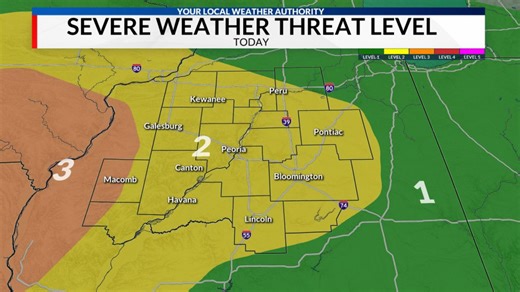 Severe storm risk for Central Illinois ahead of Easter weekend
